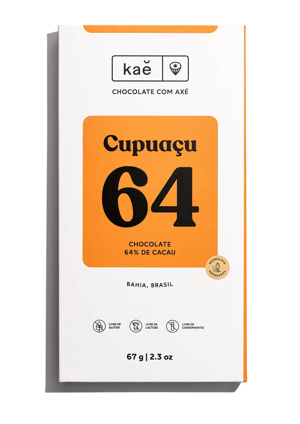 Chocolate 64% com Cupuaçu